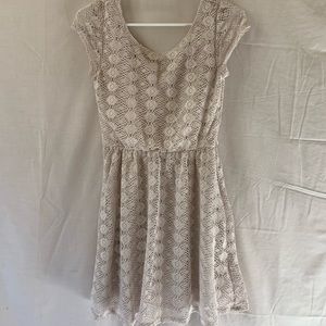 White lacy dress